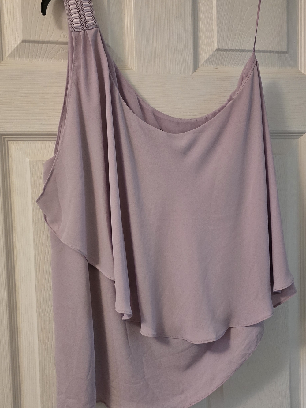 White House Black Market Soft Lilac Blouse